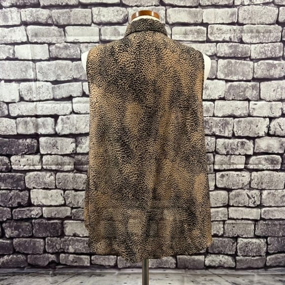 Love Culture Brown & Black Blouse Size S - Picture 7 of 10